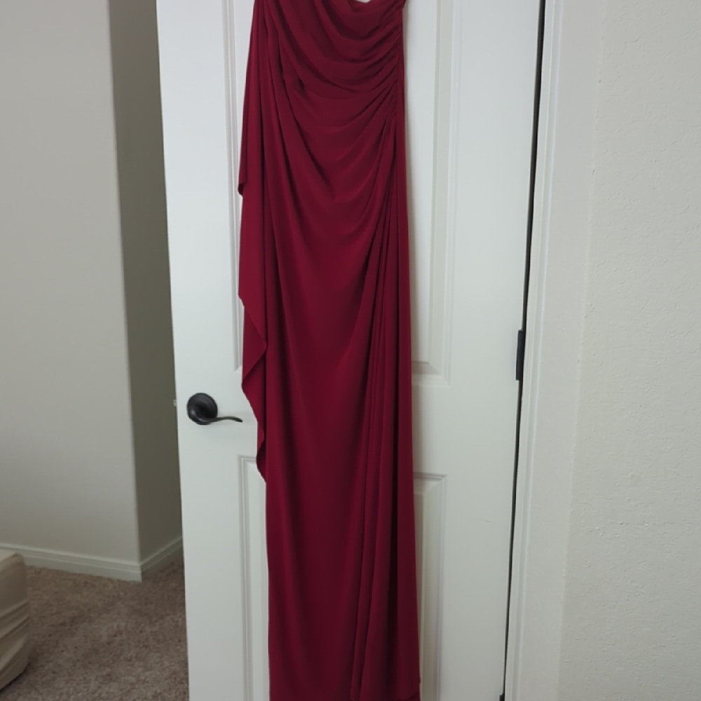 Ralph Lauren Vibrant Red Evening Dress